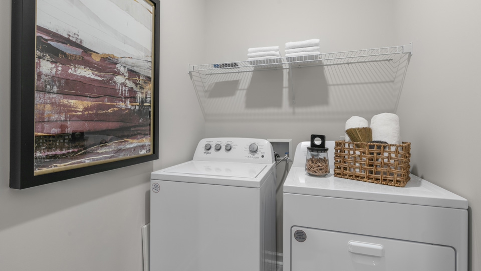 Haywood Model Laundry Room