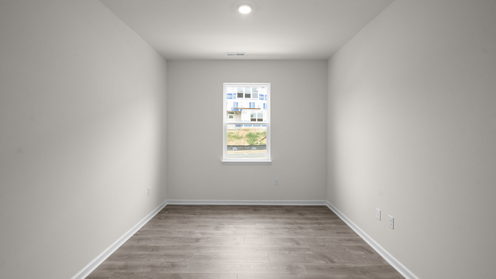 Flex room with french doors