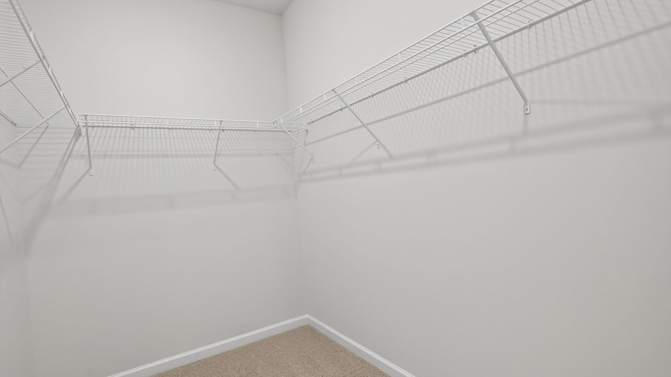 Primary closet