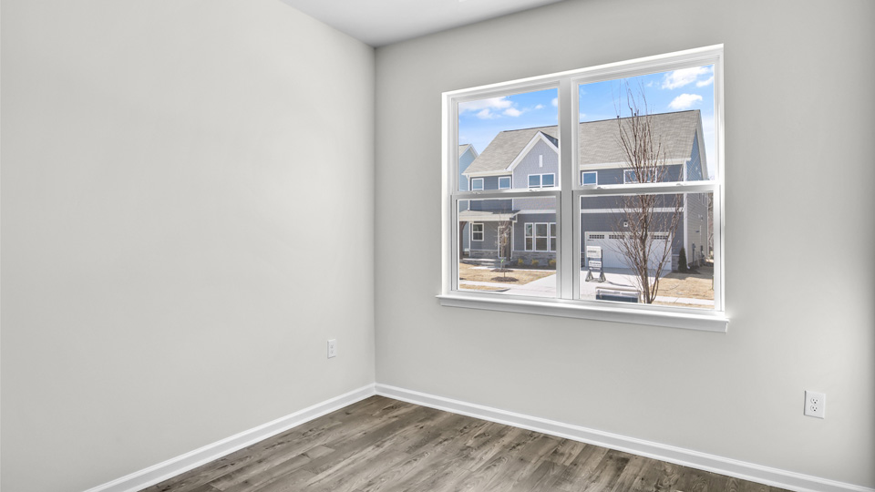 Living area with revwood flooring
