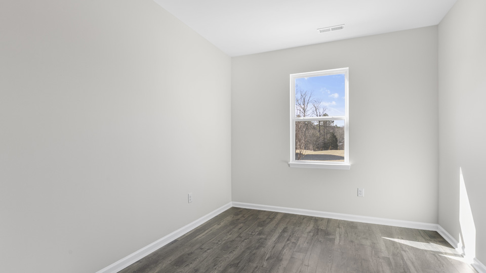flex room with large windows, french doors