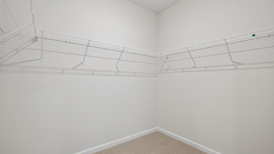 Primary closet