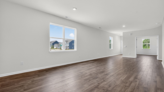 open concept living area