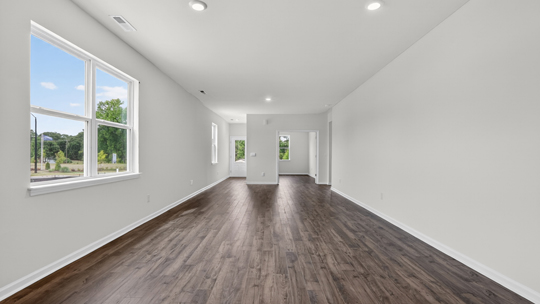 open concept living area