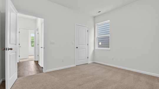 bedroom with carpet flooring