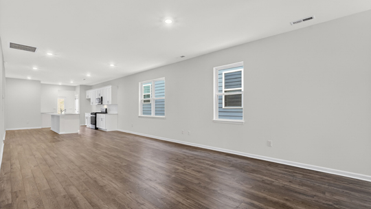 open concept living area