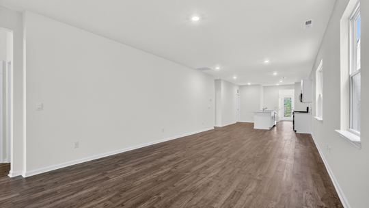 open concept living area