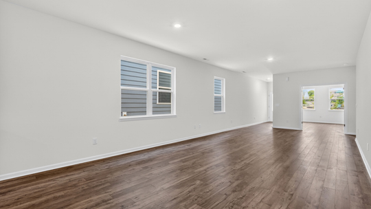 open concept living area