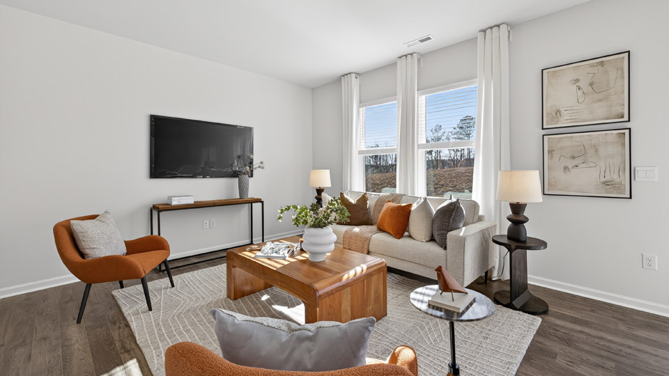 Open-concept living room