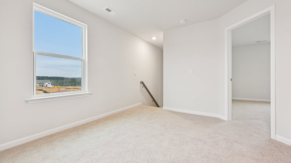 top of stairs