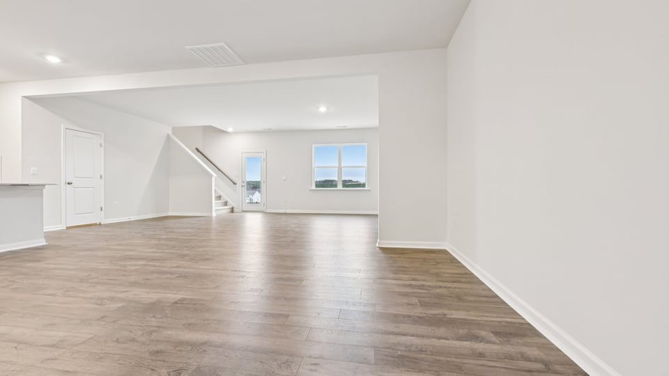 open concept living area