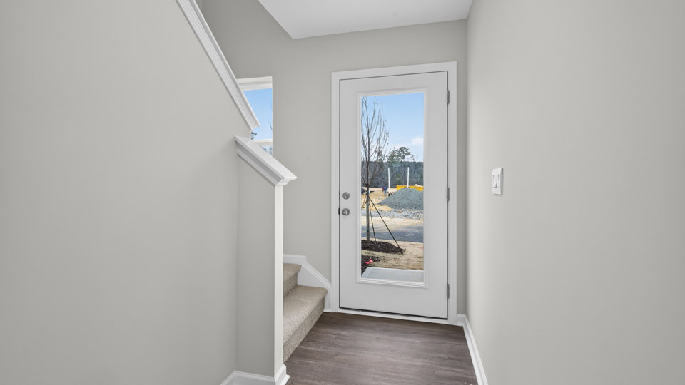 Backdoor leading to garage