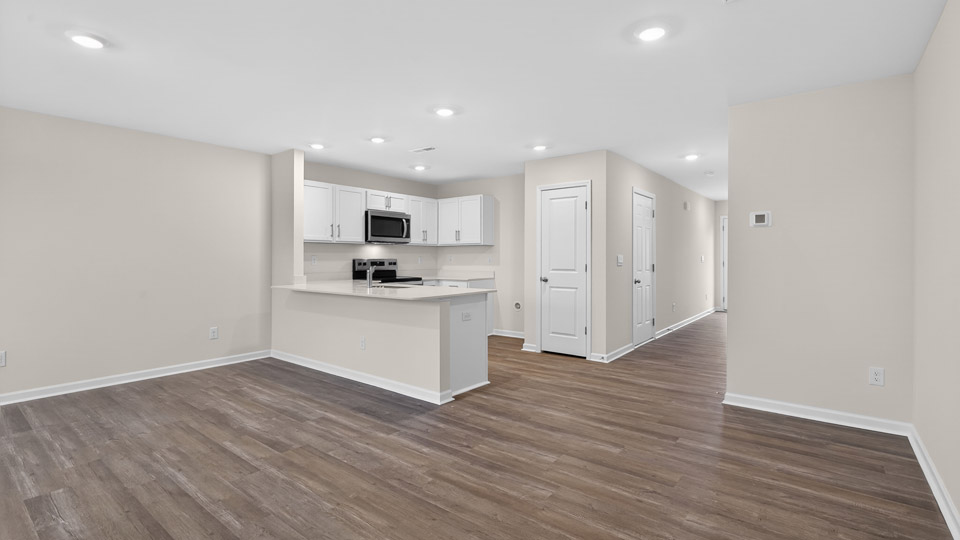 Open-concept living room