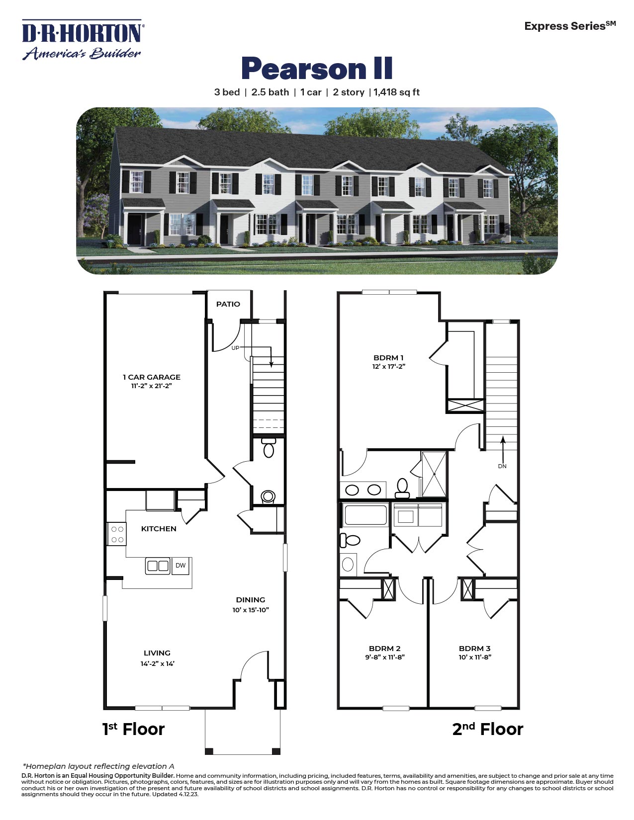 Pearson Rear Load Floorplan