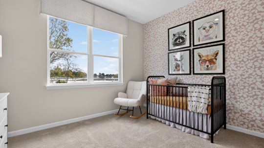 additional bedroom with window, carpeting, closet