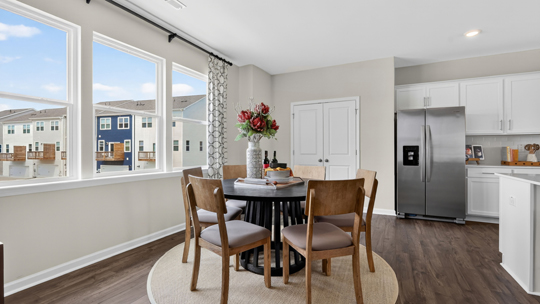 dining area off of kitchen