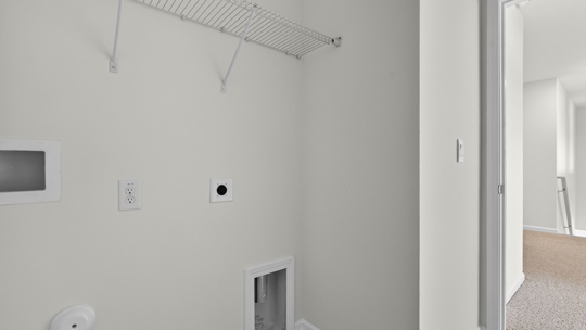 laundry room with washer and dryer hookups