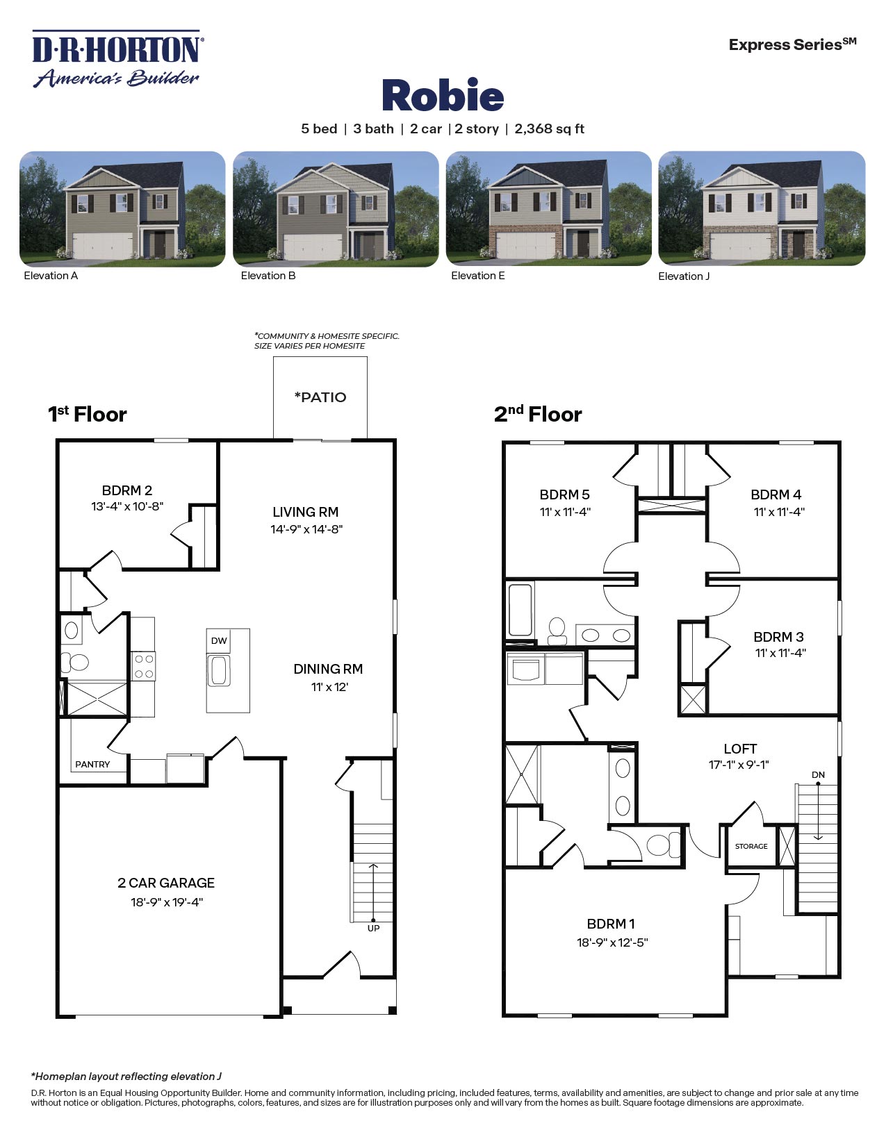 robie floor plan