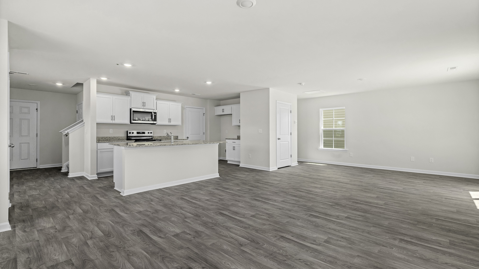 KITCHEN AND LIVING ROOM