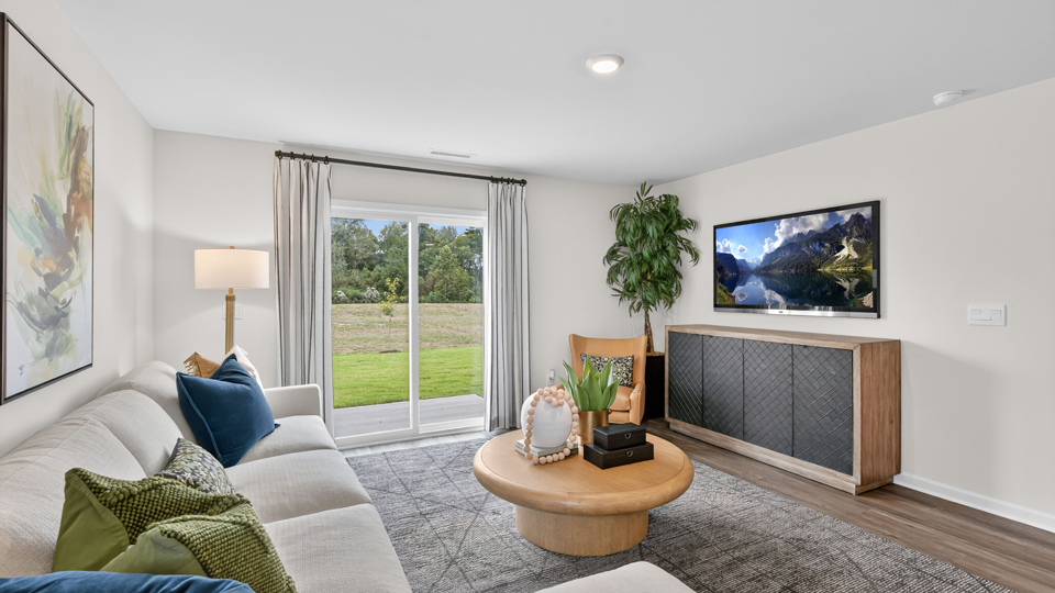 Open-concept living room
