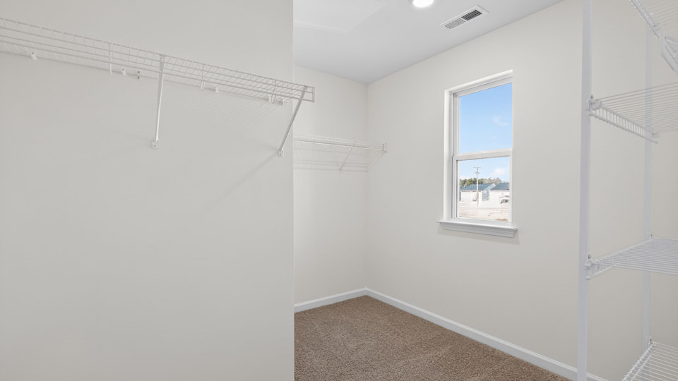 Primary closet