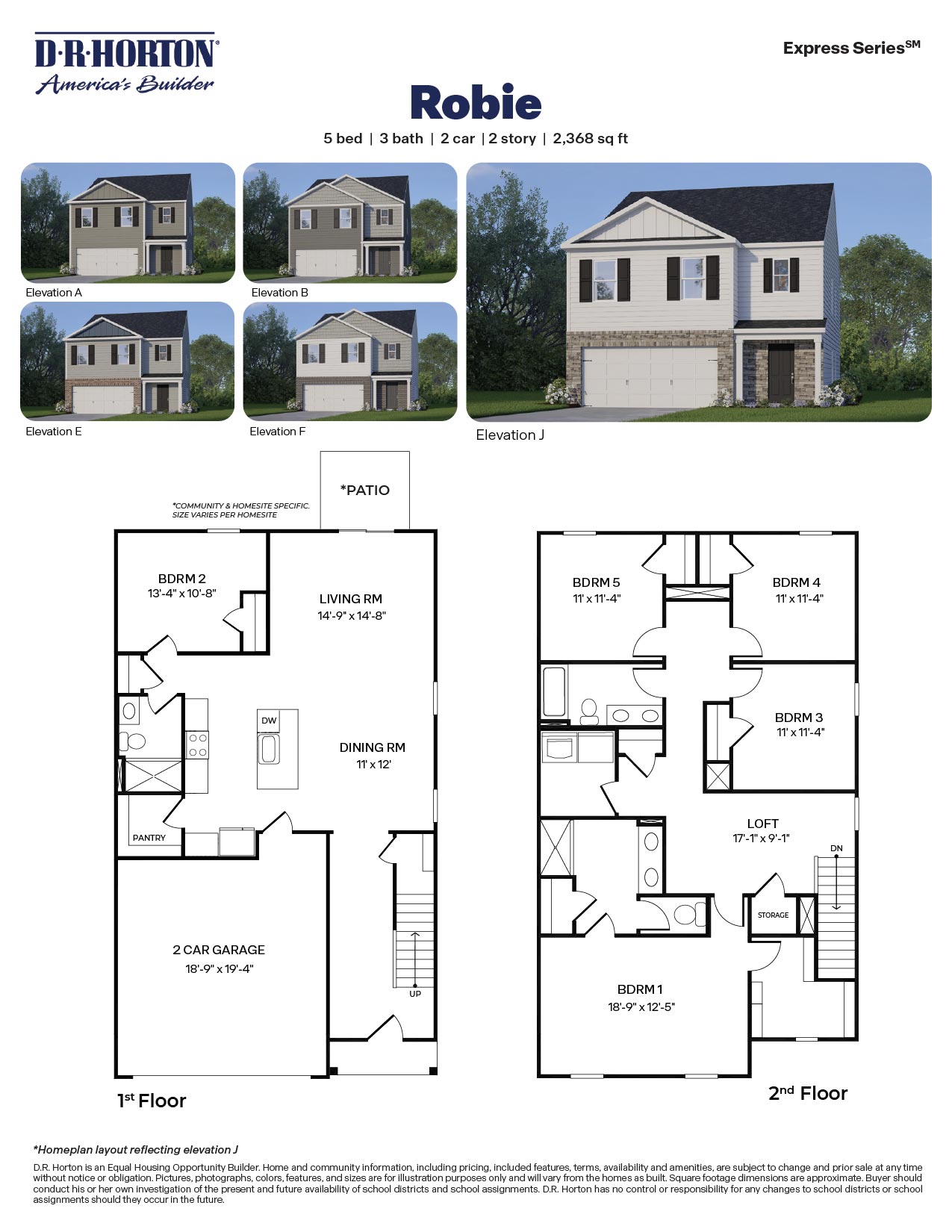 robie floorplan