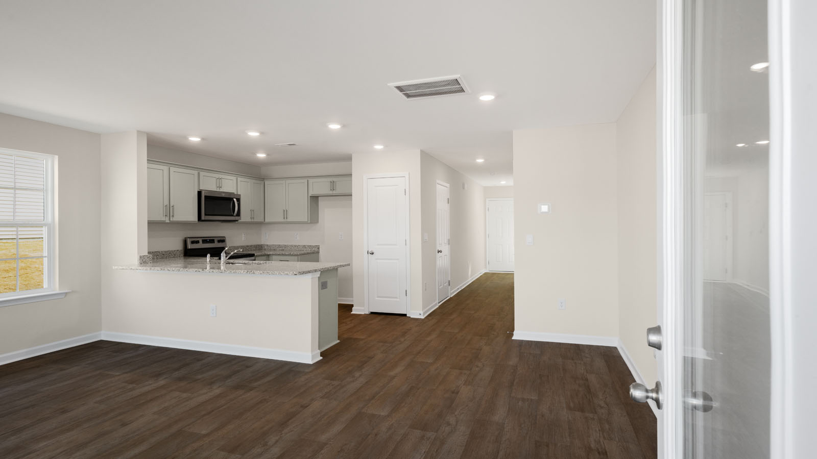 living area with ample natural lighting