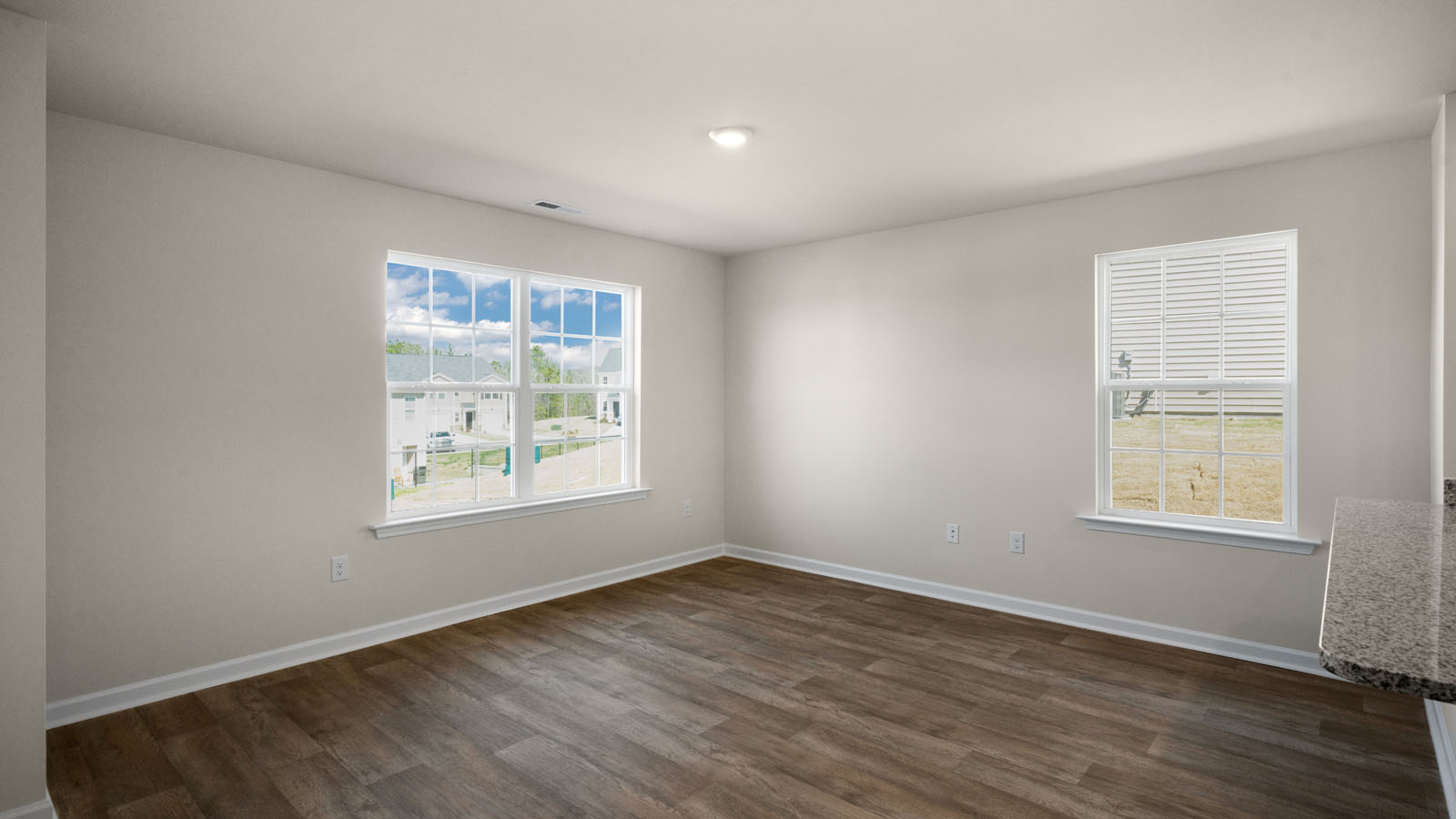 living area with ample natural lighting
