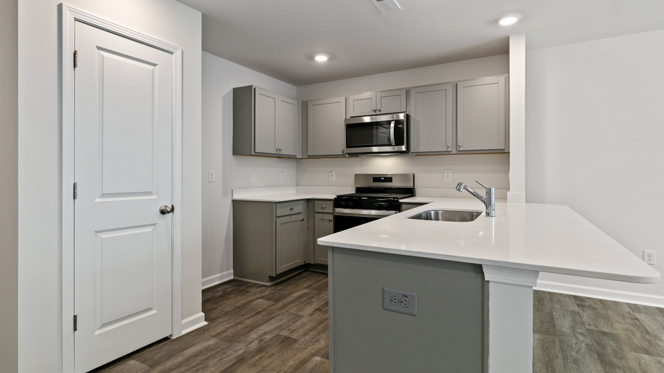 kitchen with stainless steel appliances