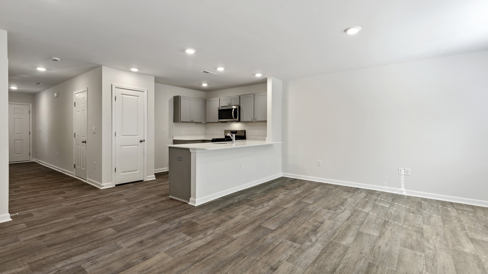 living area with ample natural lighting