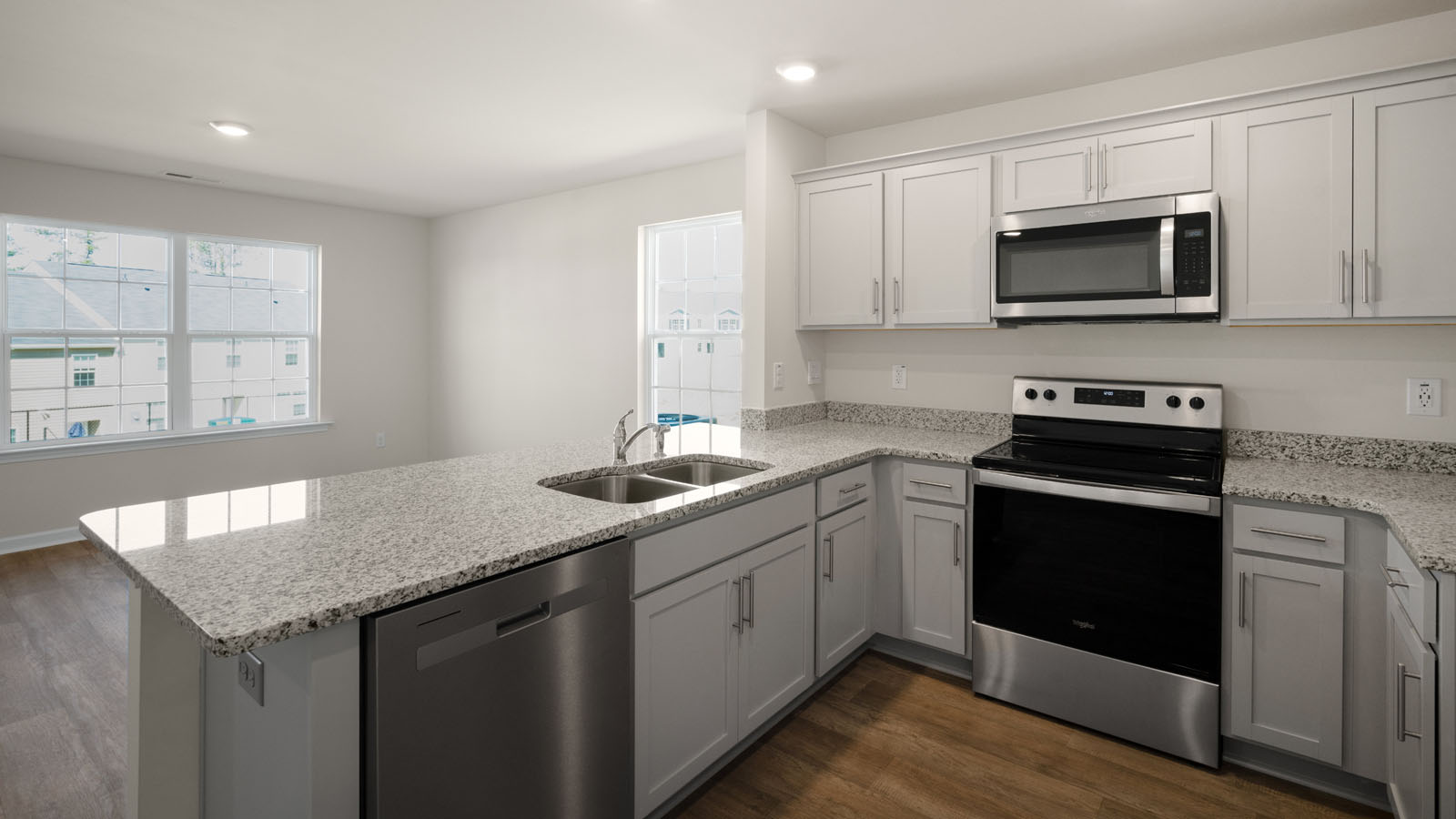 kitchen with stainless steel appliances