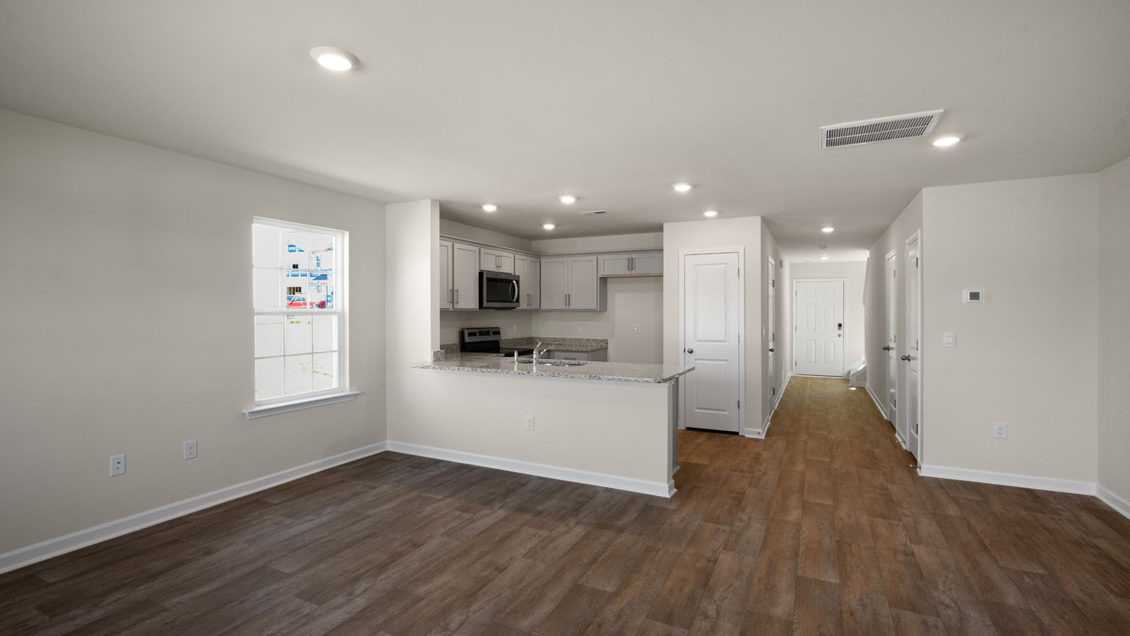 living area with ample natural lighting