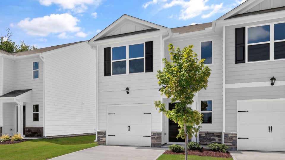 front exterior Pearson A3 with 1 car garage