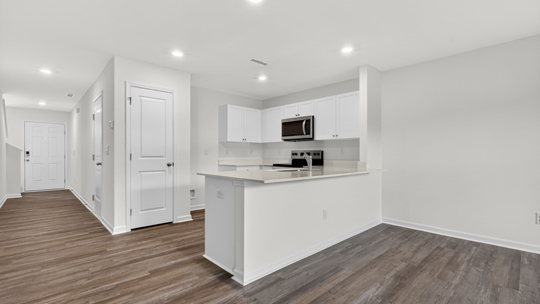 open concept kitchen