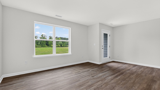 open concept living room