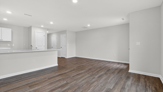 open concept living room