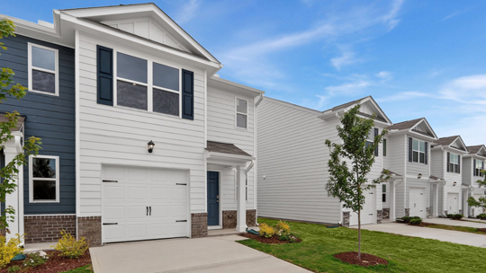 front exterior Pearson A2 with white siding