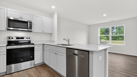 open concept kitchen