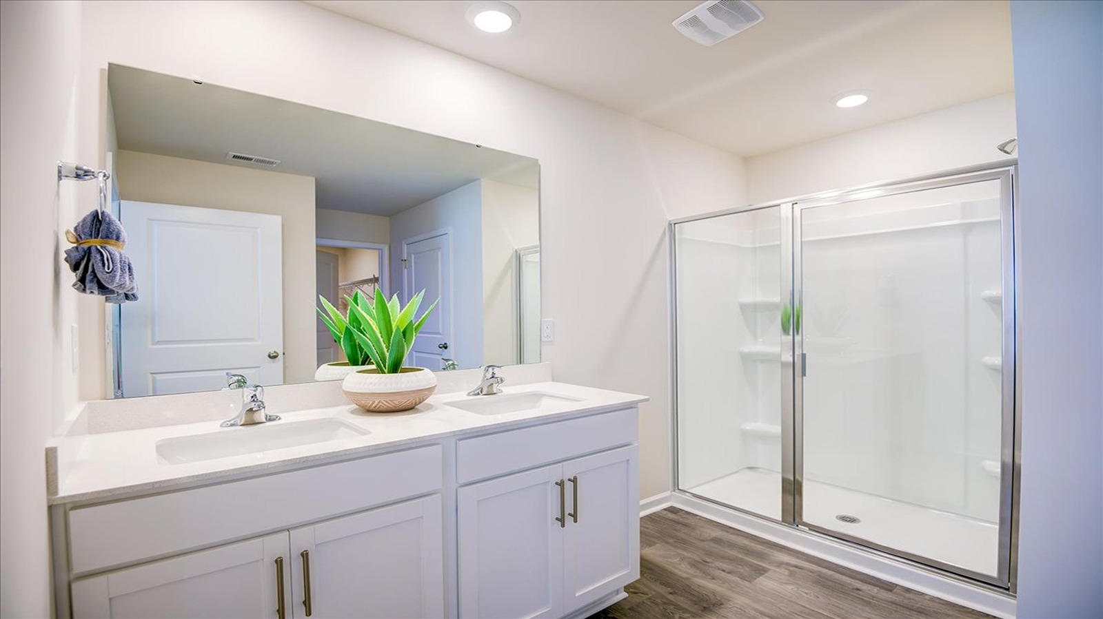 Bathroom with walk-in shower