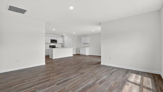 open concept living room