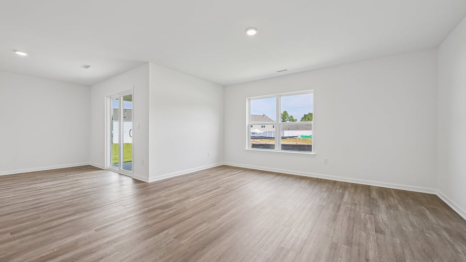 open concept living room