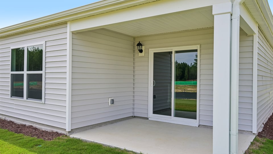 back of cali with covered patio