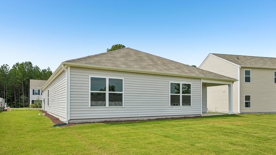 back of cali with covered patio