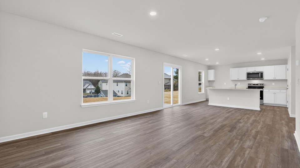 Open-concept living room