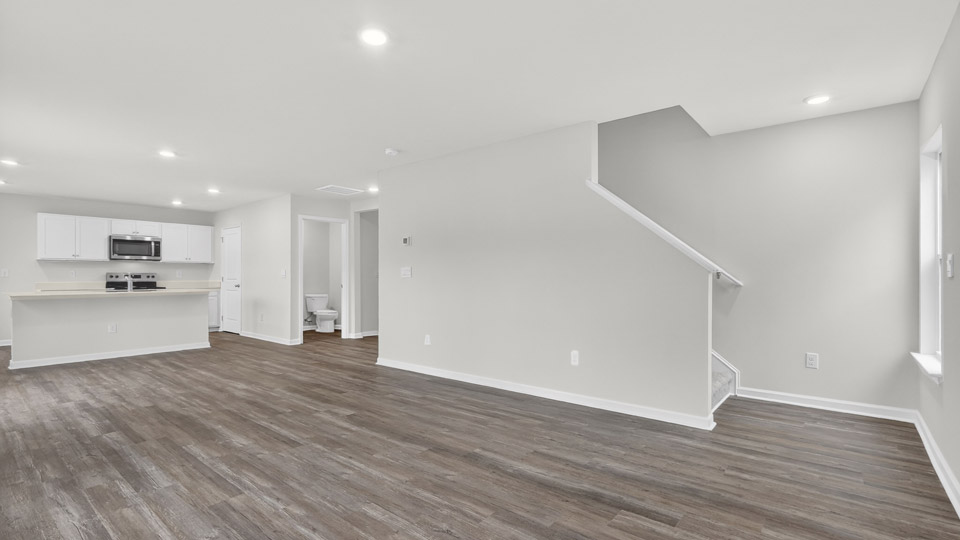 Open-concept living room