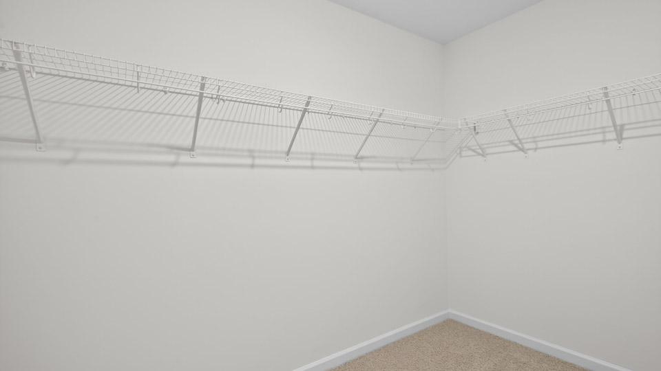 Primary closet