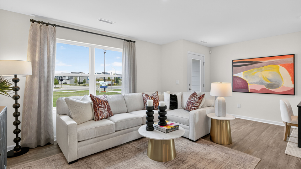 Open-concept living room