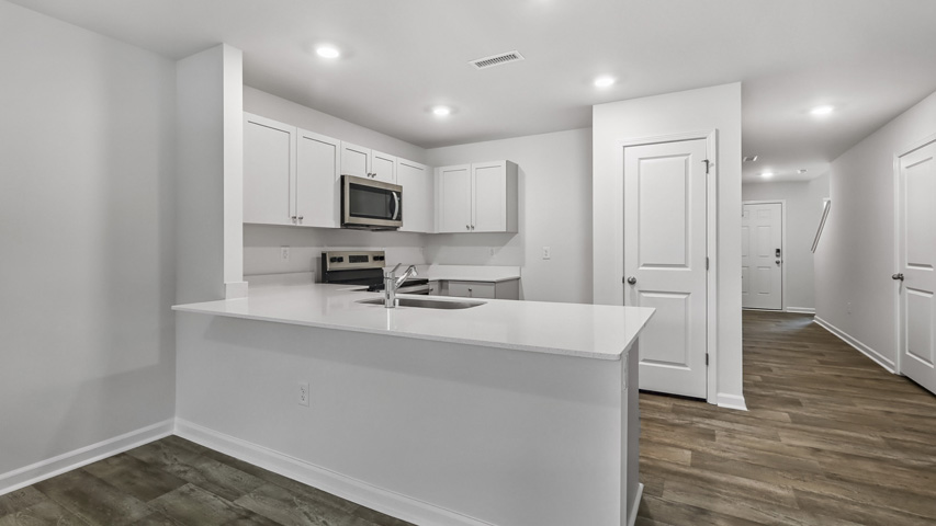 Living area with ample open space