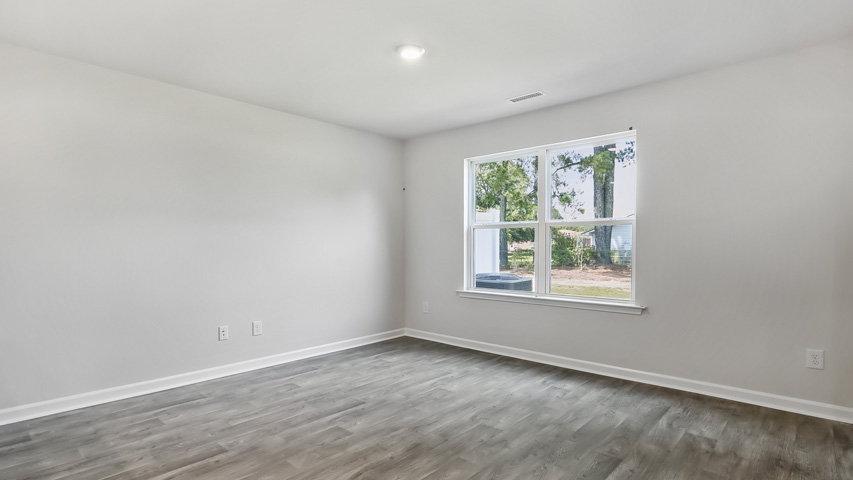 Living area with ample open space