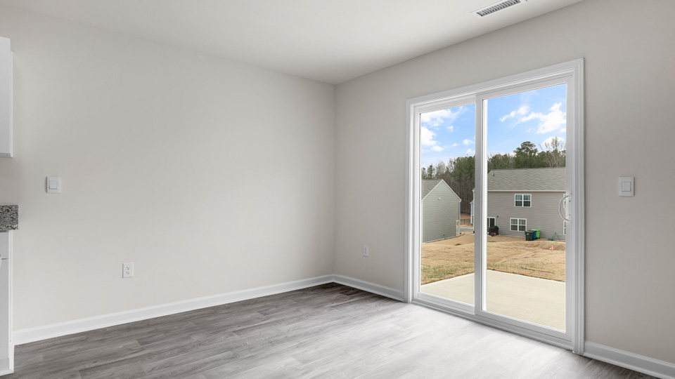 sliding glass door to patio